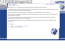 Tablet Screenshot of amtek.de