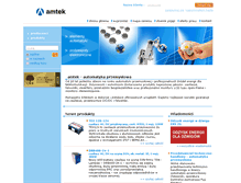 Tablet Screenshot of amtek.pl