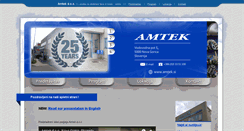 Desktop Screenshot of amtek.si